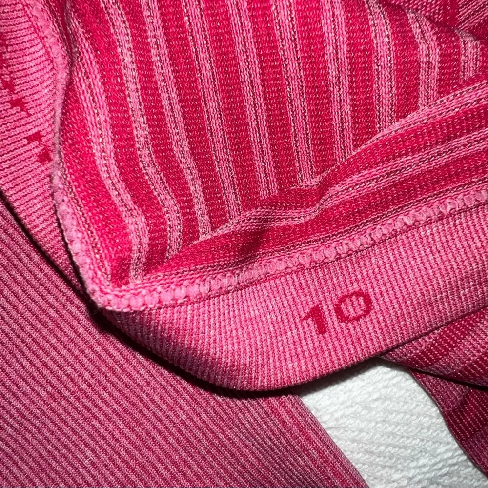 Lululemon Swiftly Tech Long Sleeve Shirt Size 10 Pink Running Gym Workout - Picture 4 of 4